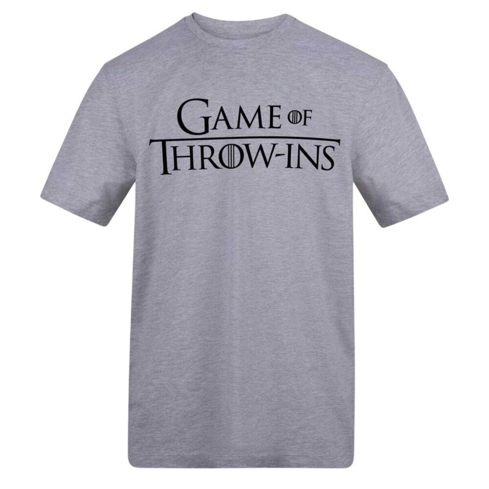 Game of Thrones Unisex Adult Logo T-Shirt / Gray